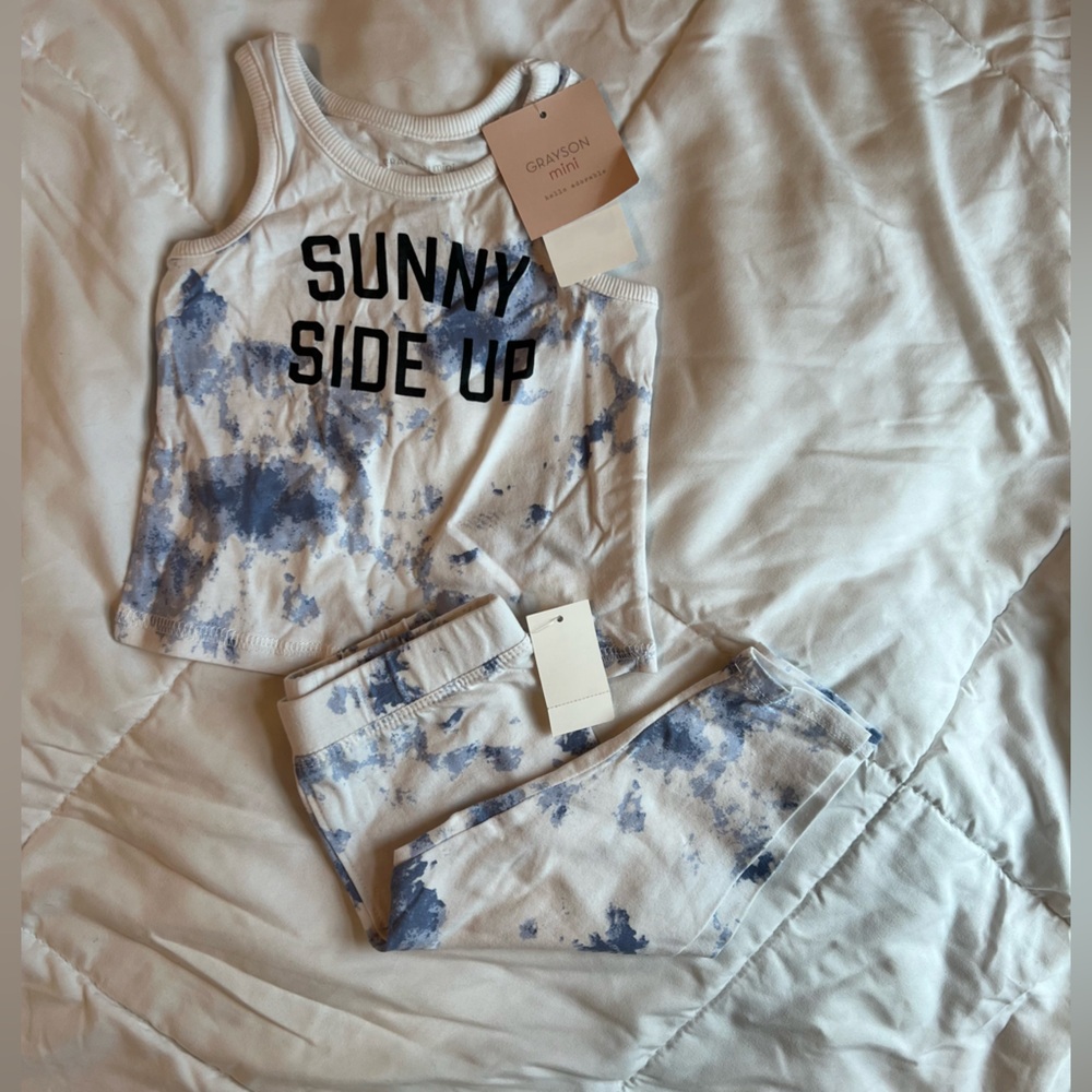 Baby Summer Sunny Tie Dye Outfit - Picture 5 of 6